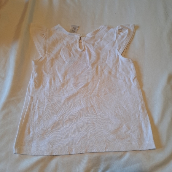 Gymboree girls size 5T Outlet white shirt Pretty Posies line - Picture 2 of 3